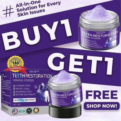 BBOJI TeethRestoration Mineral Powder🦷 (BUY 1  GET 1 FREE)