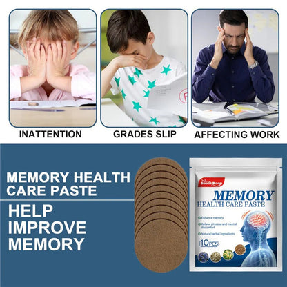 Memory Health Care Paste | Memory Enhancing Patch (Buy 1 Get 1 Free)
