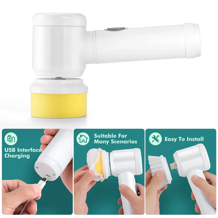 ScrubMaster Multi-Function Electric Cleaning Brush