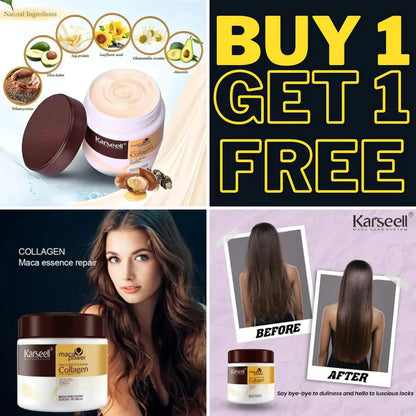 Karseell Collagen Hair Treatment Hair Mask (For All Hair Types)- Buy 1 Get 2