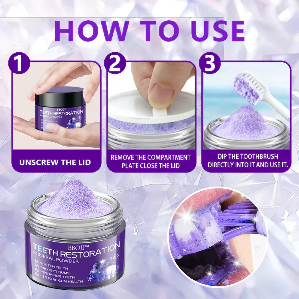 BBOJI TeethRestoration Mineral Powder🦷 (BUY 1  GET 1 FREE)