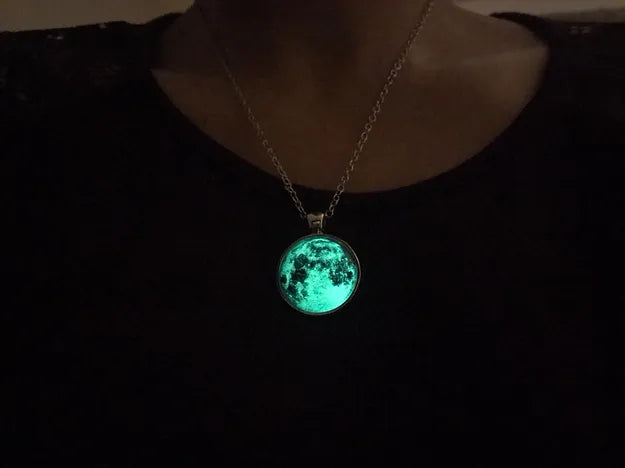 Glowing Moon Pendant (Unisex)