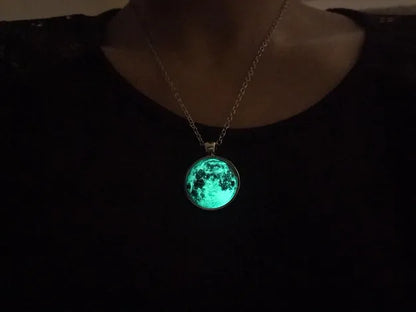 Glowing Moon Pendant (Unisex)