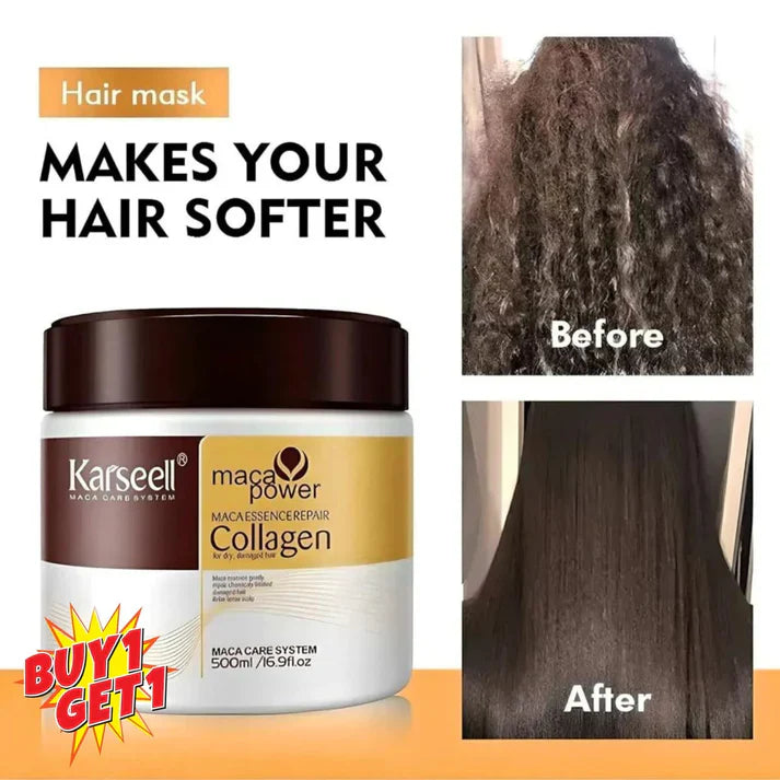 Karseell Collagen Hair Treatment Hair Mask (For All Hair Types)- Buy 1 Get 2