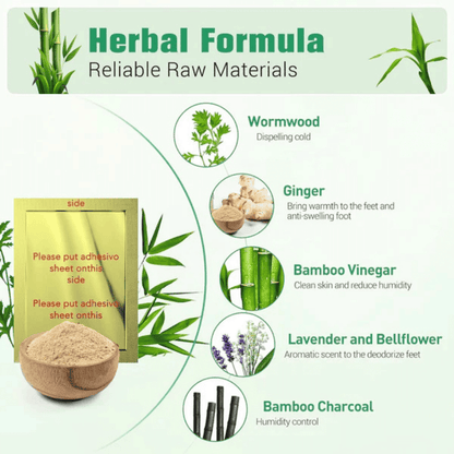 100% Herbal Detox Foot Pads (BUY 1 GET 3)