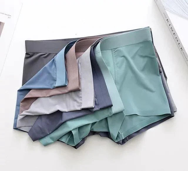 Men's Ice Silk Briefs Boxers (Pack of 6)