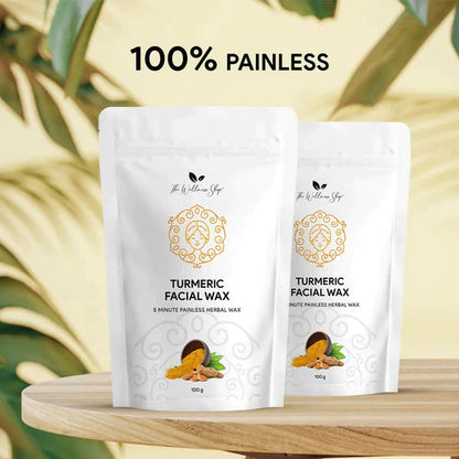 Turmeric Facial Wax (5 Minute Painless Herbal Wax Powder)