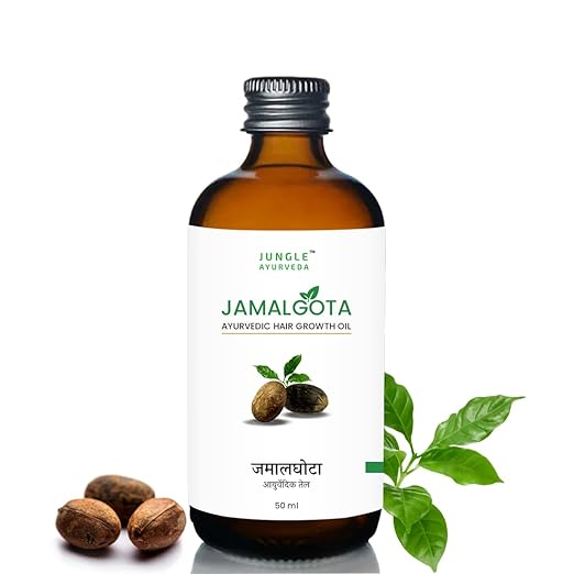 Jamalgota Ayurvedic Hair Growth Oil (Pack of 2 | 1 Month Course)