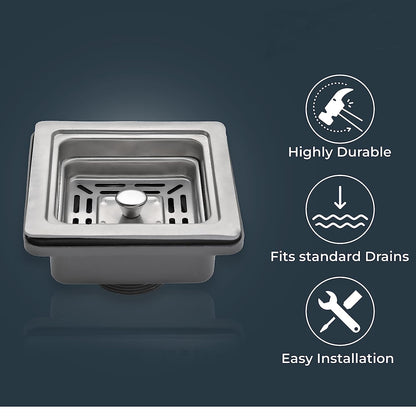 Sink Drain Strainer Stainless Steel