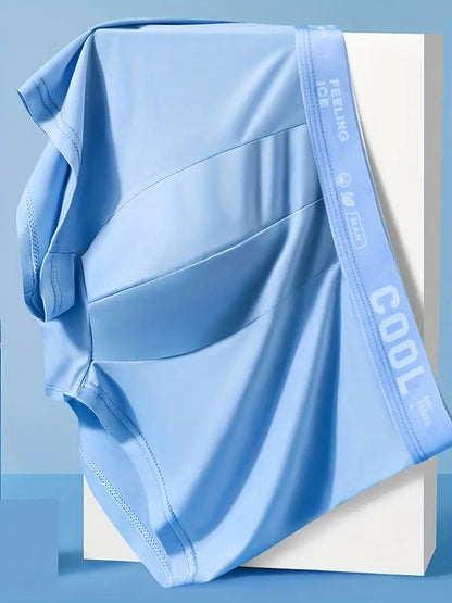 Men's Ice Silk Briefs Boxers (Pack of 6)