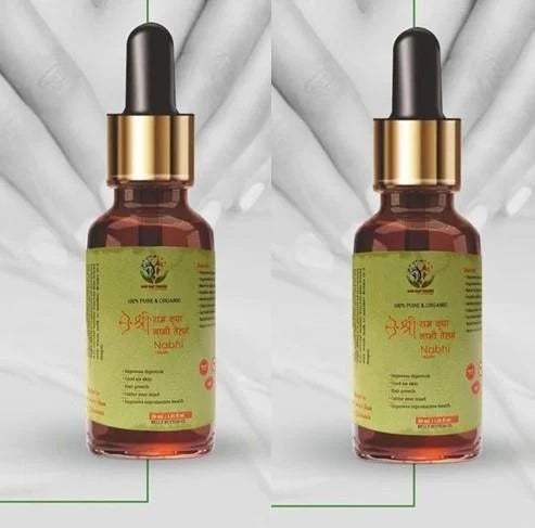 AYURVEDIC RAMKIRPA ORGANIC NABHI TAILAM (BUY 1 GET 1 FREE)