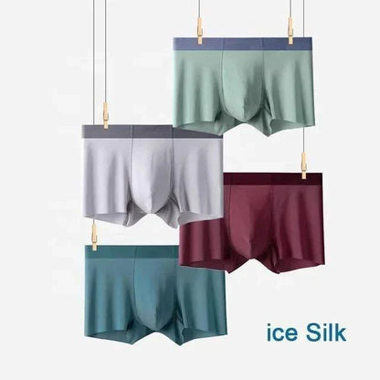 Men's Ice Silk Briefs Boxers (Pack of 6)