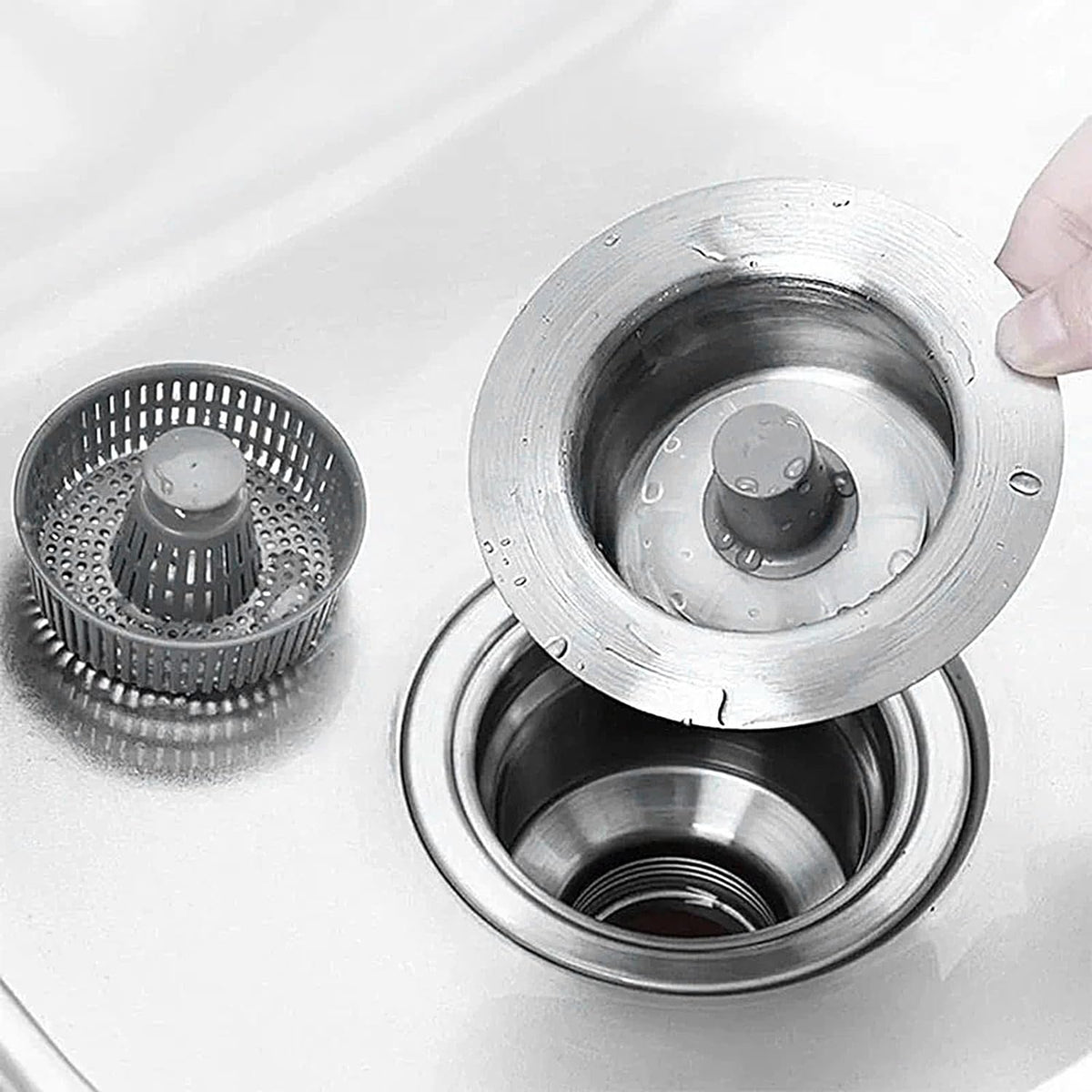 Sink Drain Strainer Stainless Steel