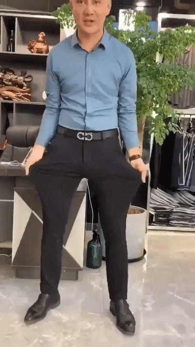 Lycra Blend Trousers