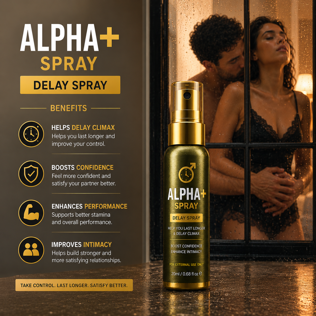 Alpha+ Spray For Men (BUY 1 GET 1 FREE) | 30 DAYS MONEY BACK GURANTEE