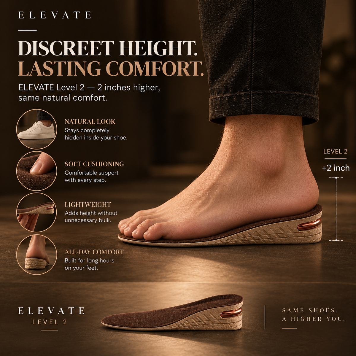 The Elevate Tall Cushion (Pack of 2)
