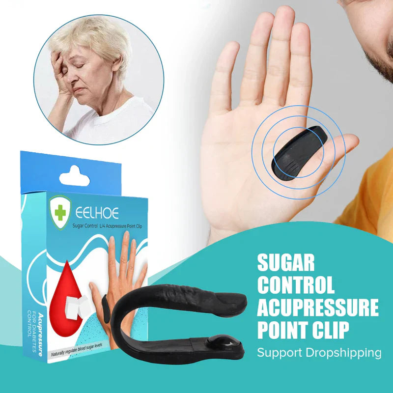 Sugar Control LI4 Acupressure Point Clip (Pack of 2)
