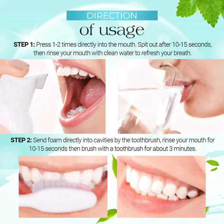 Teeth Whitening Foam (Pack of 3)