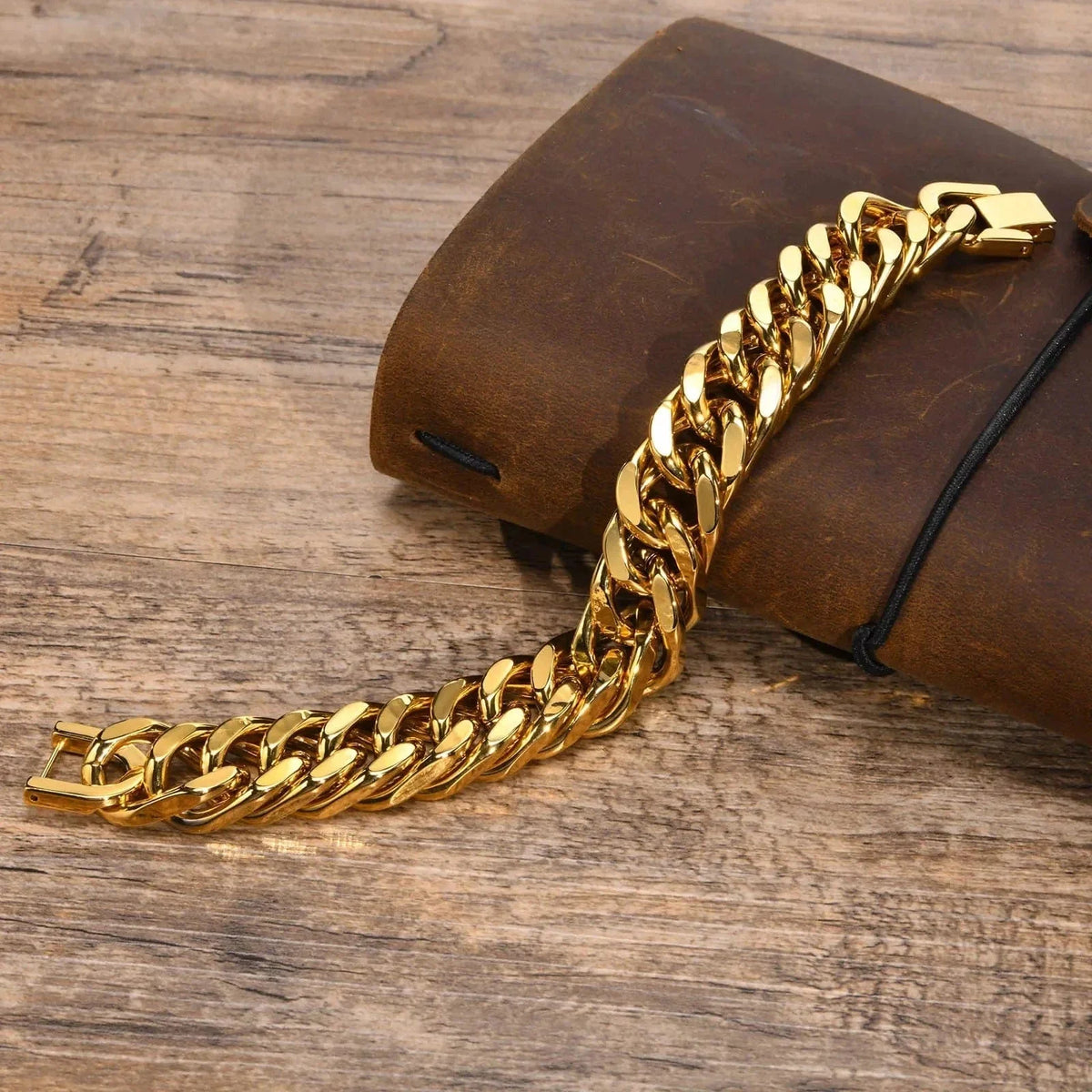 Gold Cuban Bracelet for Men (BUY 1 GET 1 FREE)