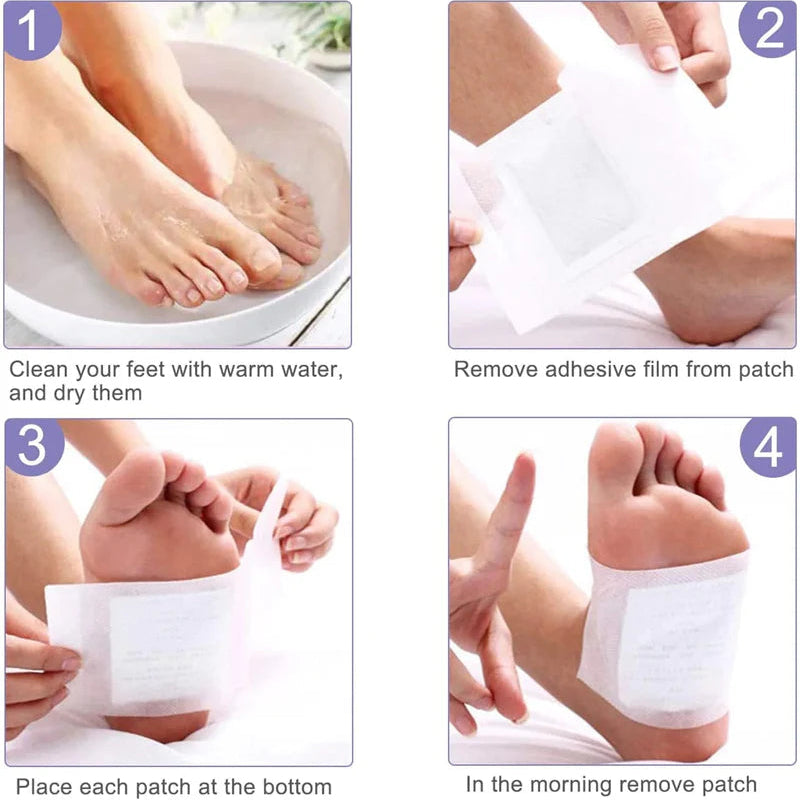 100% Herbal Detox Foot Pads (BUY 1 GET 3)