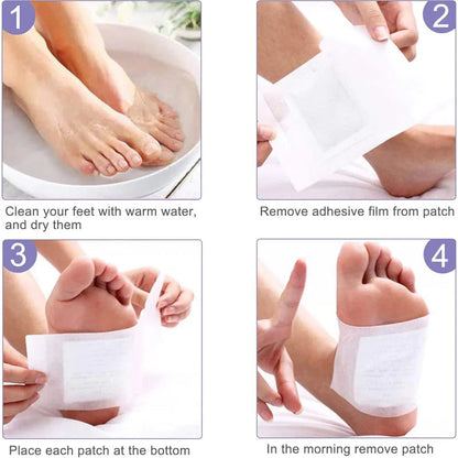 100% Herbal Detox Foot Pads (BUY 1 GET 3)