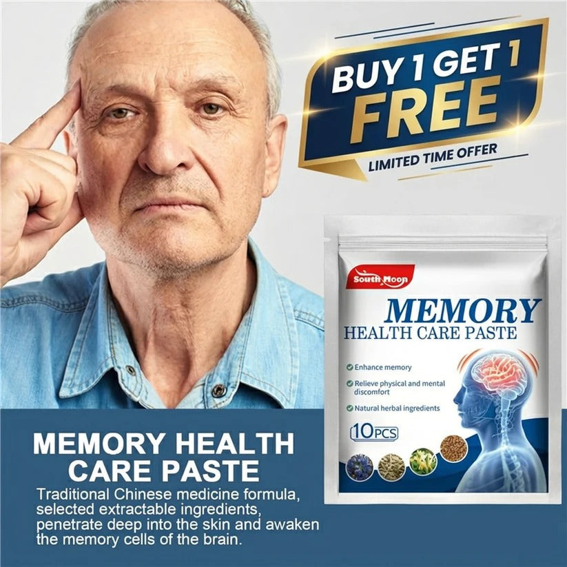 Memory Health Care Paste | Memory Enhancing Patch (Buy 1 Get 1 Free)
