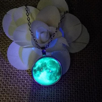Glowing Moon Pendant (Unisex)