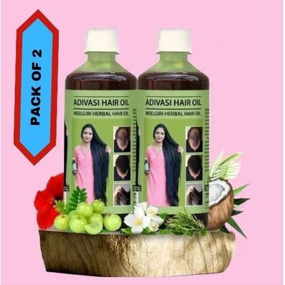 Adivasi Strong Herbal Hair Oil  (Buy 1 Get 1 Free)