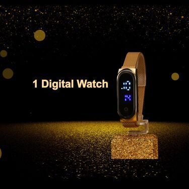 Ultimate Combo (Analog Watch, Chain & Digital Smart Watch)