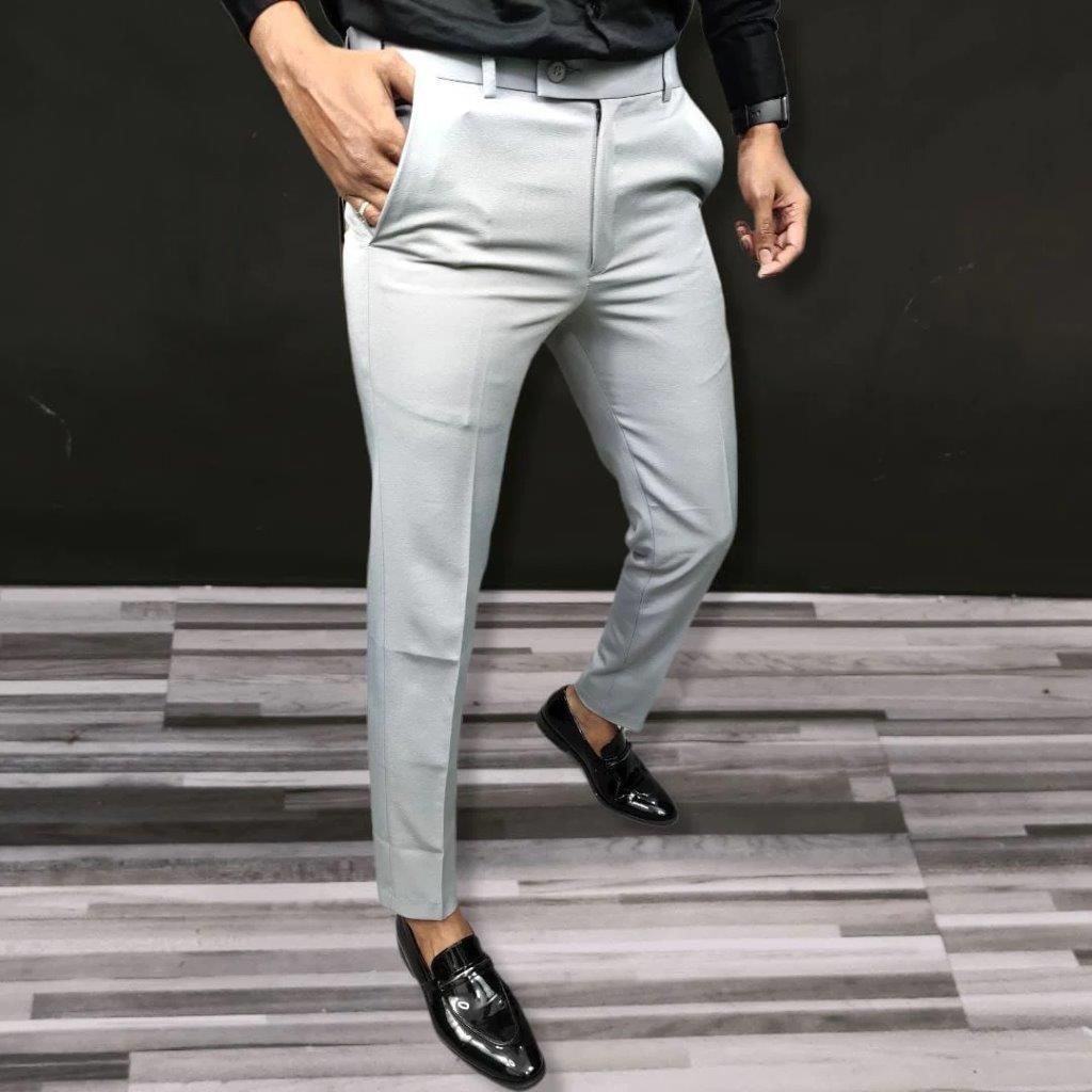 Lycra Blend Trouser (Pack of 2) - DIWALI OFFER