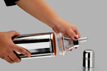 Oil Dispenser-1000ml Stainless Steel Cooking Oil Dispenser Bottle (Pack of 2)