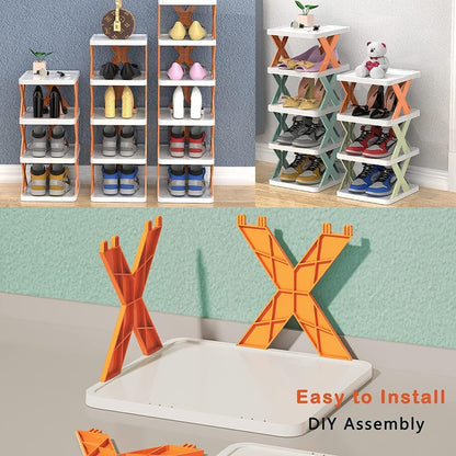 Smart Foldable Shoes Shelf (Pack of 5)