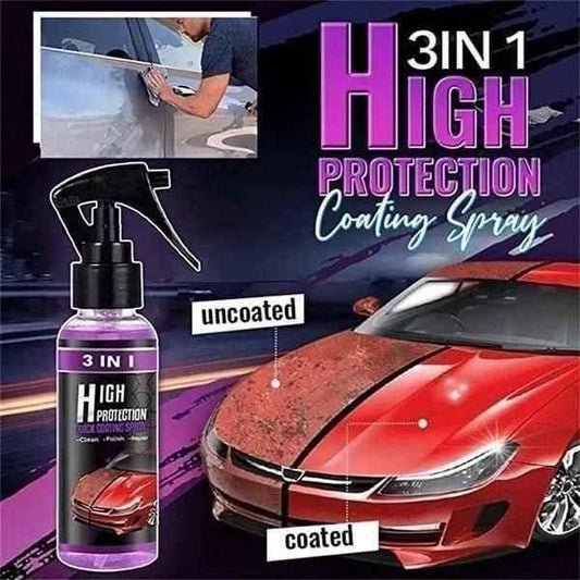 3 in 1 High Protection Car Spray (Pack of 2)