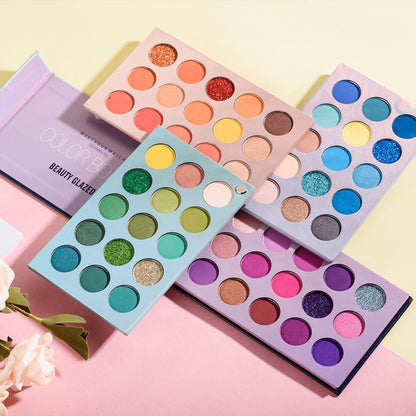60 in 1 Eye Shadow Palette ( 60 Shades ) + Free 5 Shades of Lipstick