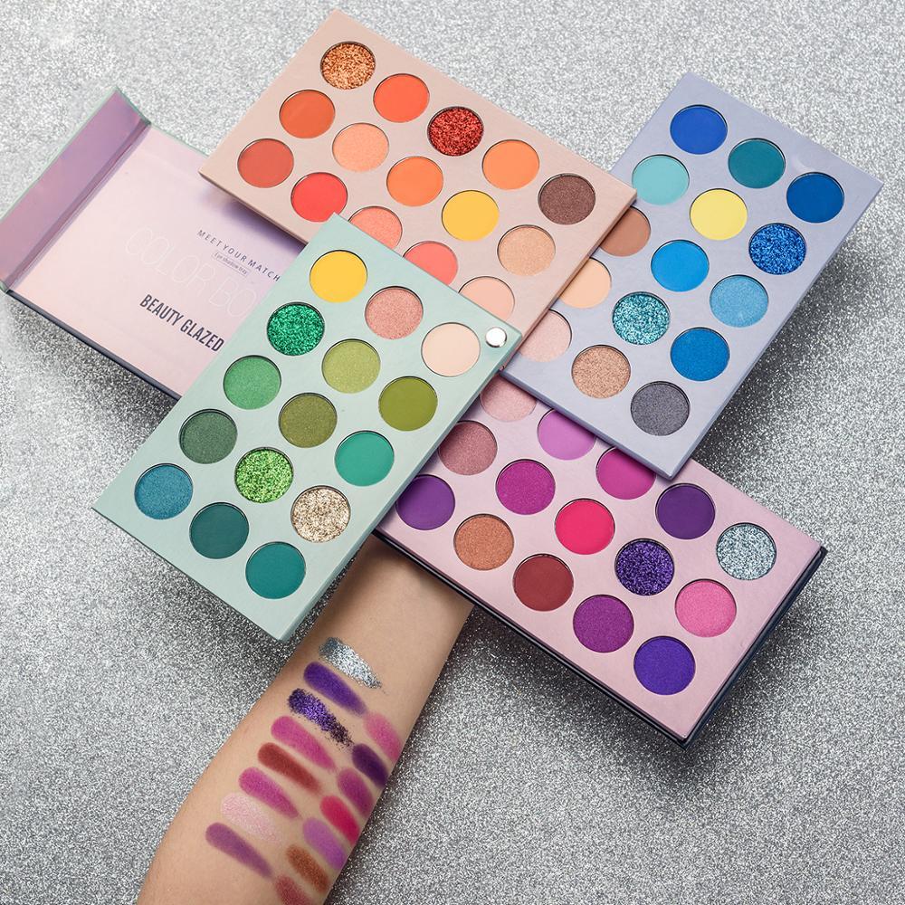 60 in 1 Eye Shadow Palette ( 60 Shades ) + Free 5 Shades of Lipstick